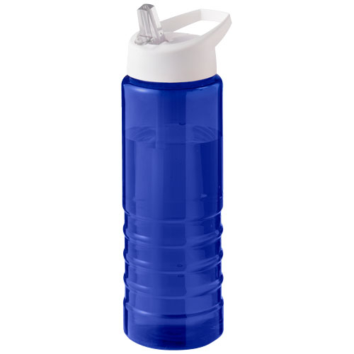 Bouteille sport promotionnelle 750 ml Ocean plastic H2O Active® Bleu et Blanc